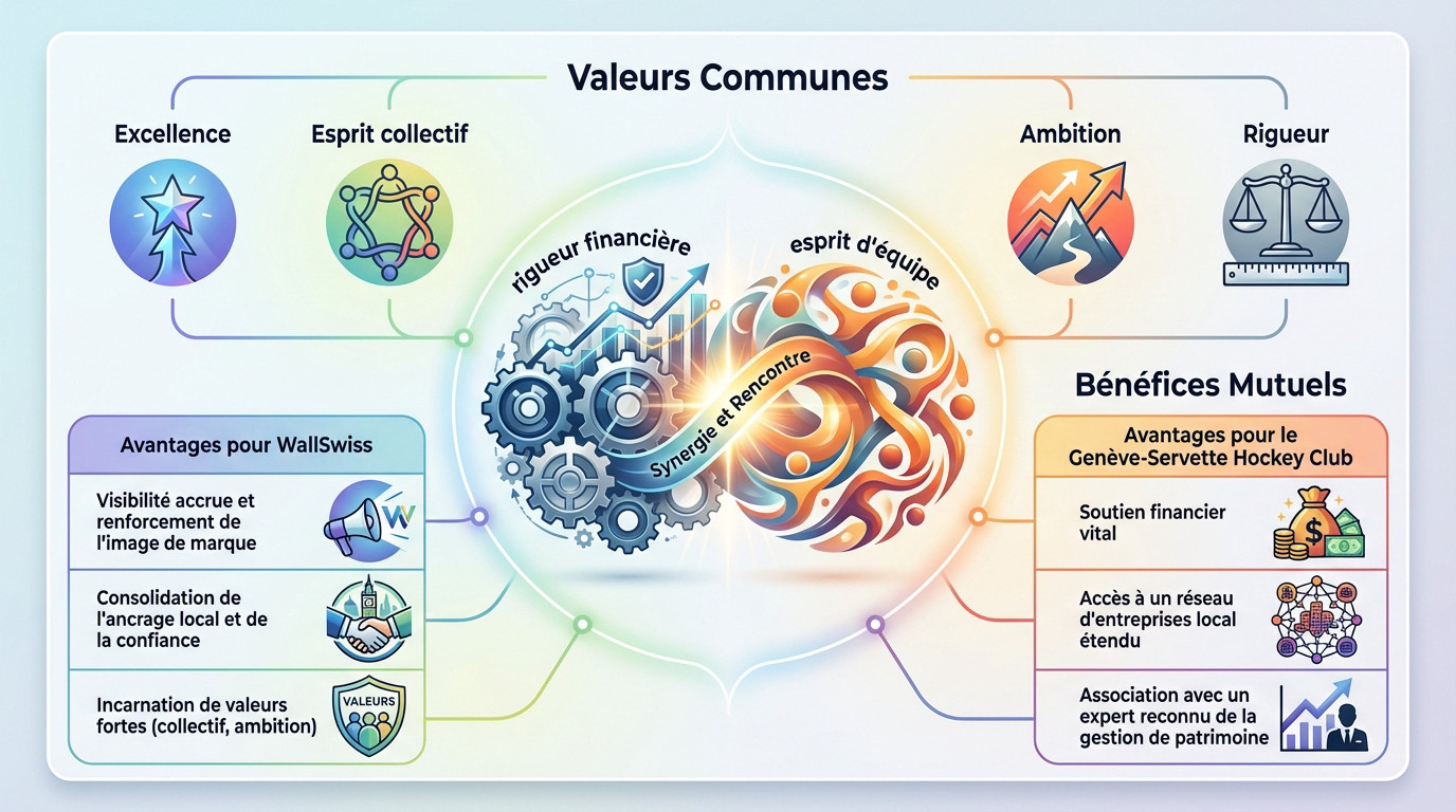 Synergie entre WallSwiss et le Genève-Servette Hockey Club