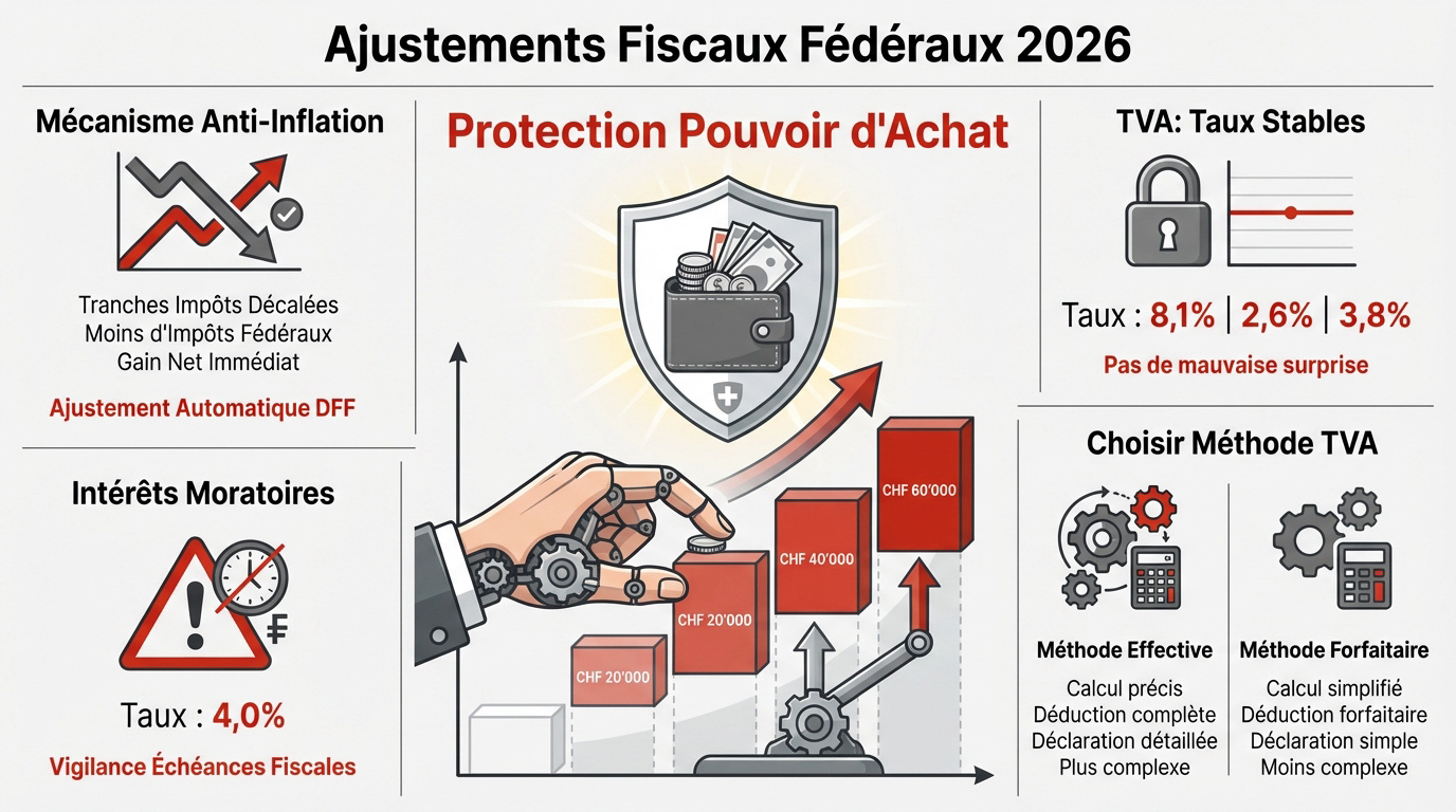 Ajustements fiscaux fédéraux 2026 et protection du pouvoir d'achat