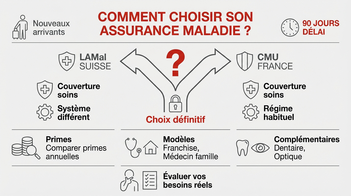 Optimisation de l'assurance maladie pour les expatriés en Suisse