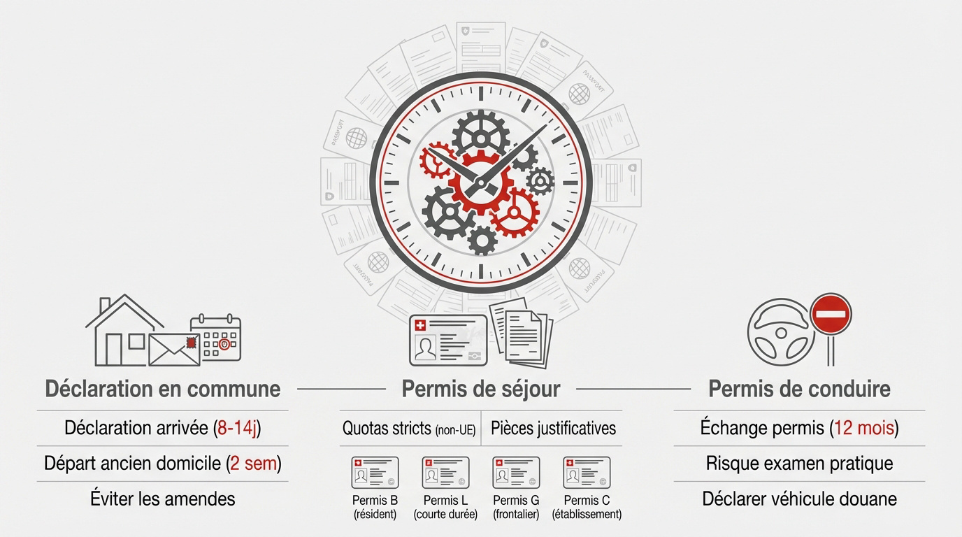 Démarches administratives et respect des délais pour une expatriation en Suisse réussie