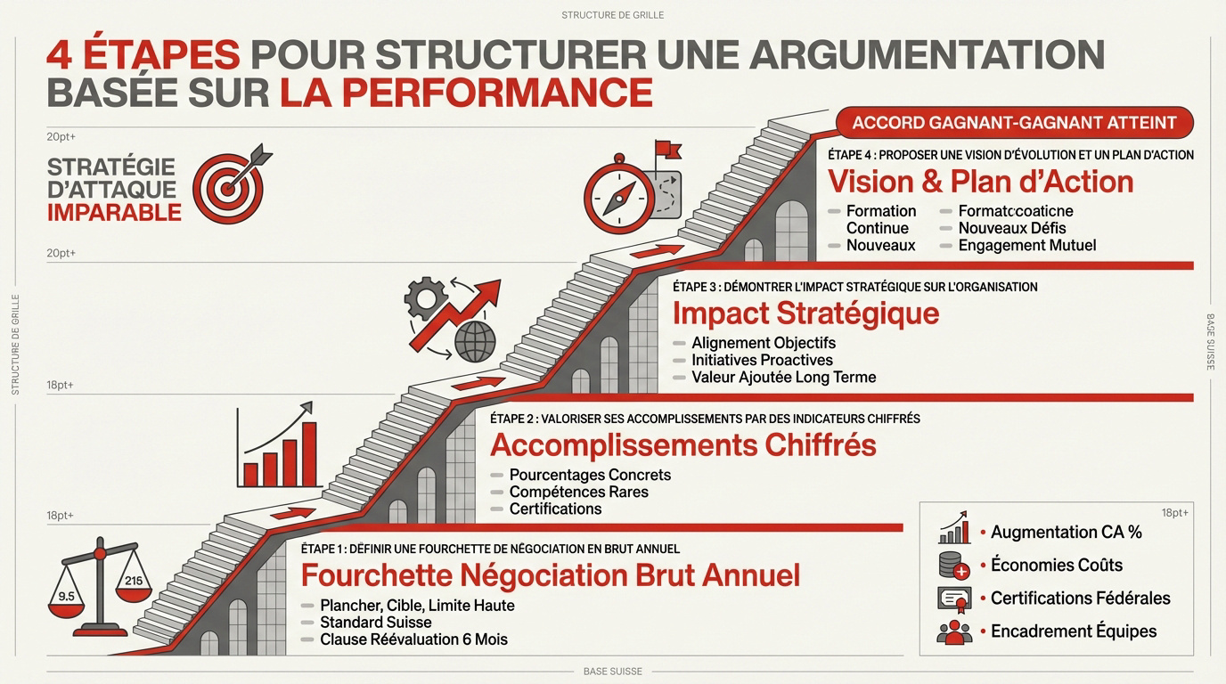 Stratégie de négociation salariale basée sur la performance en Suisse