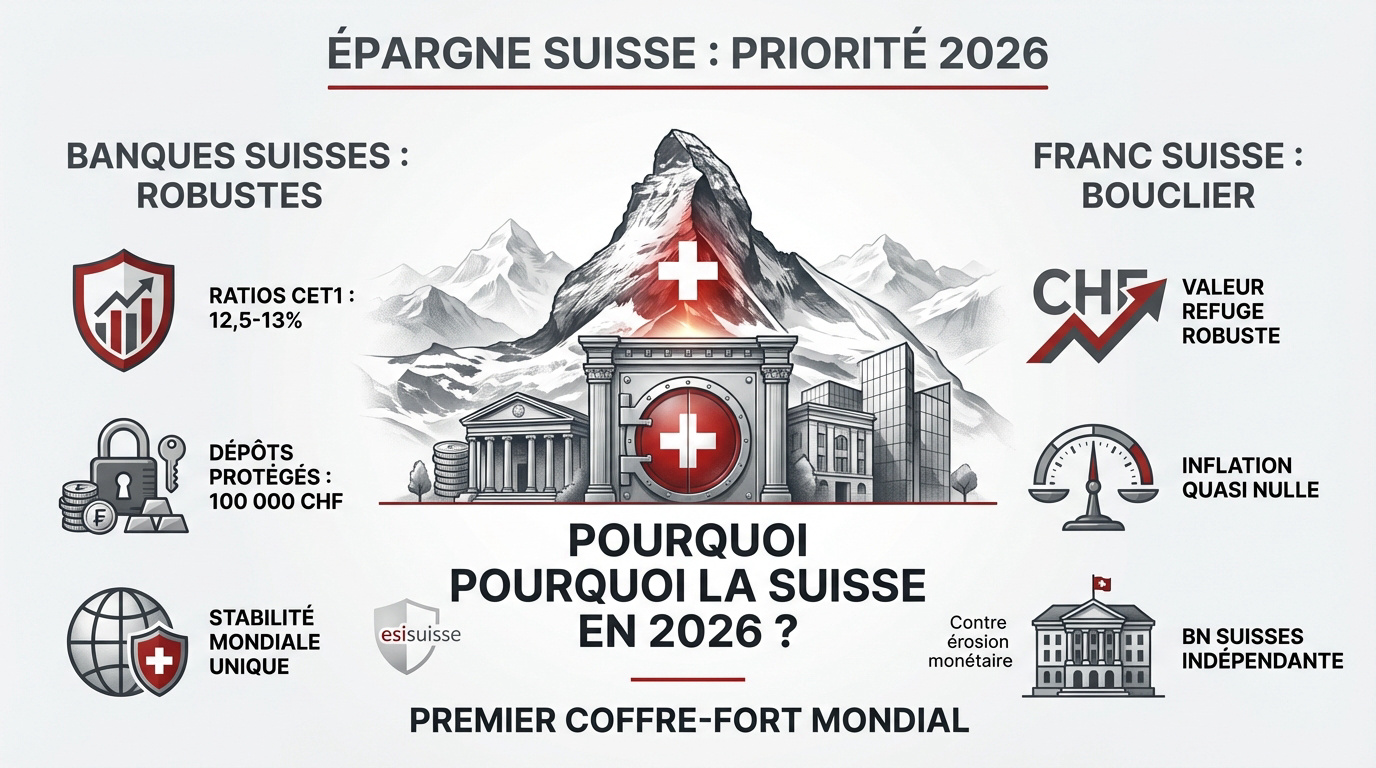 Épargne sécurisée en Suisse pour non-résidents en 2026