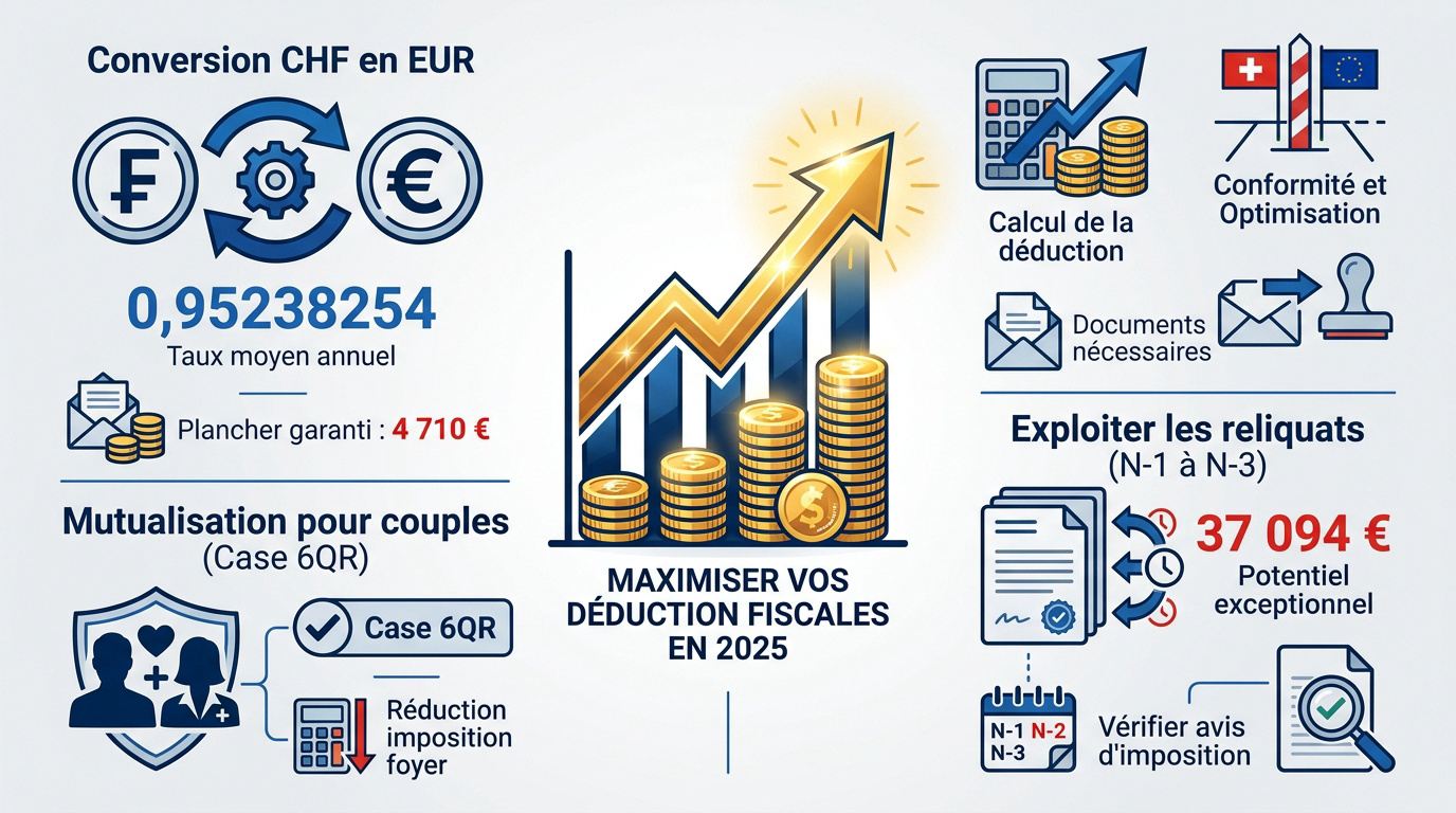 Optimisation fiscale du PER pour les frontaliers suisses en 2025