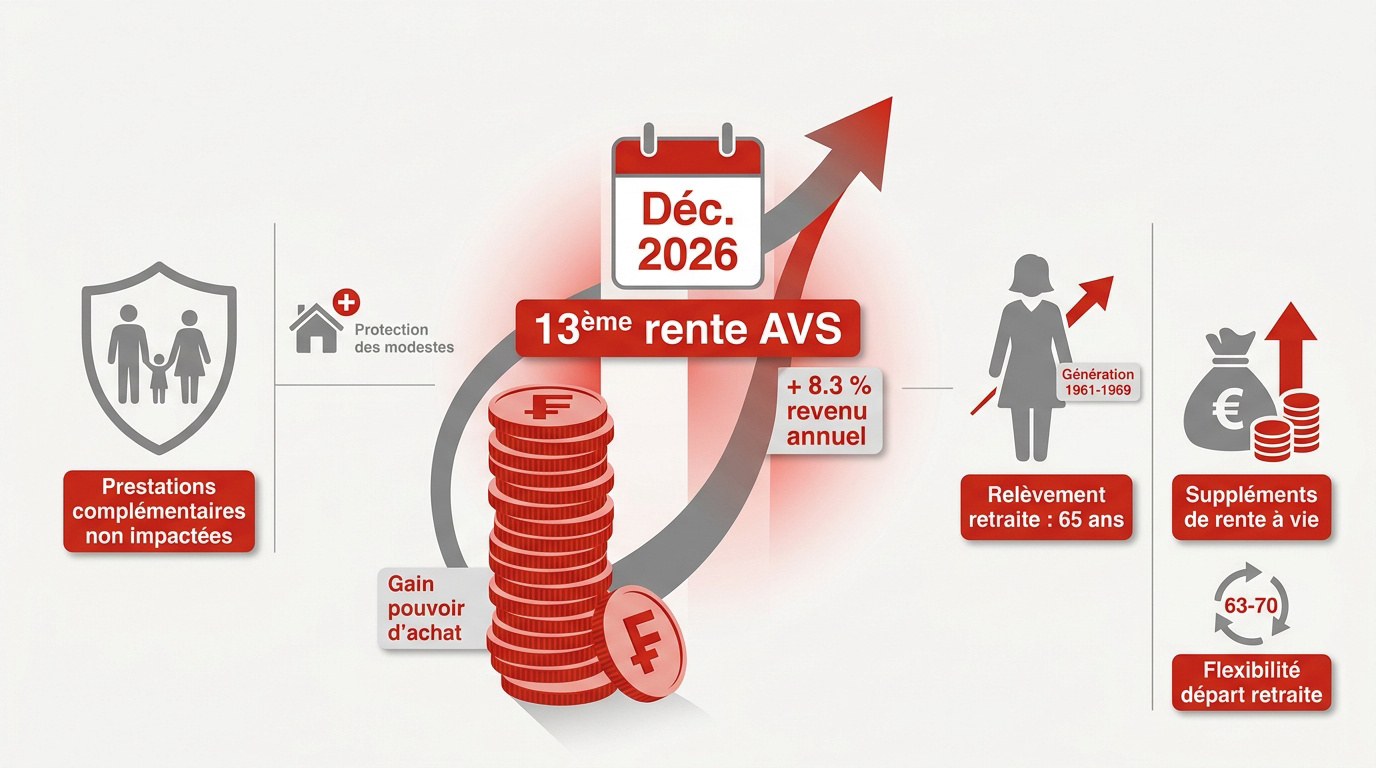 Impact de la réforme AVS 21 et de la 13ème rente sur la prévoyance suisse