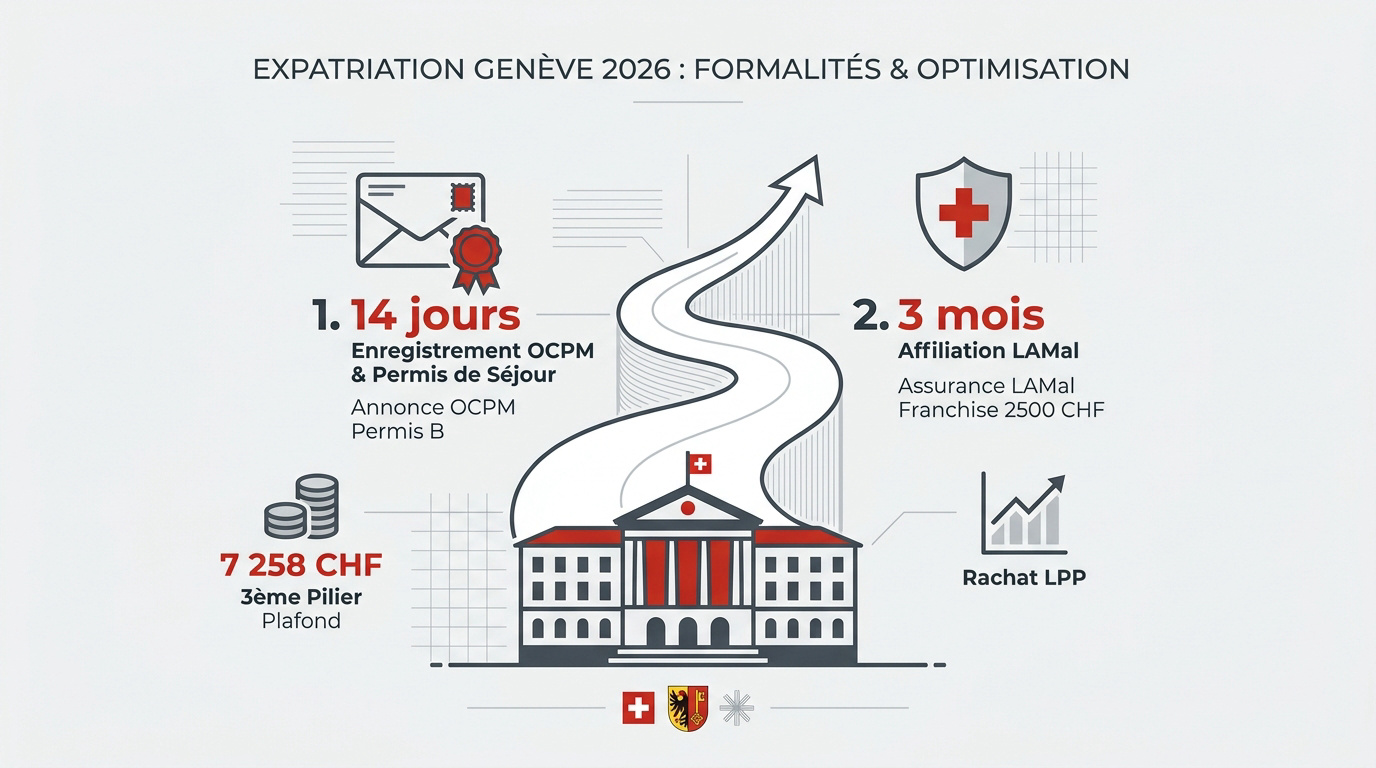 Formalités administratives et optimisation fiscale pour une expatriation à Genève en 2026