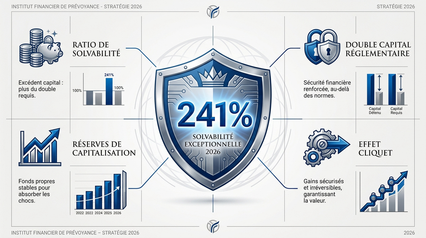 Graphique de la solvabilité exceptionnelle des assureurs vie en 2026