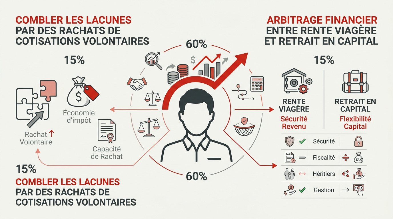 Optimisation de la prévoyance professionnelle LPP et arbitrage financier en Suisse