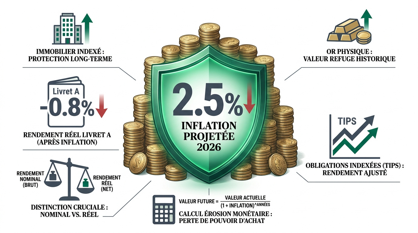 Stratégies de protection du patrimoine contre l'inflation en 2026