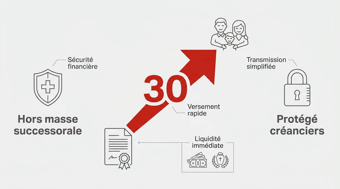 Sécurité et rapidité de la transmission du capital décès via le 3ème pilier en Suisse