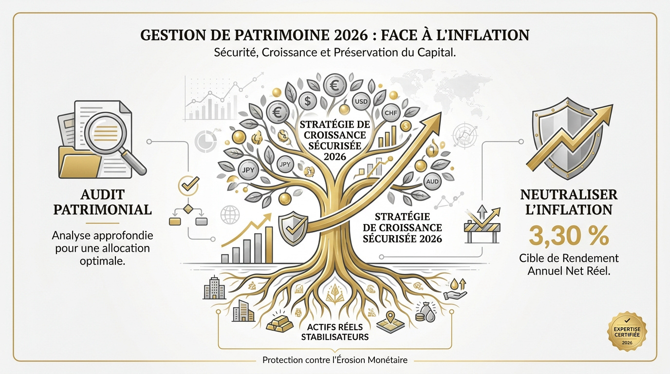 Analyse stratégique de la gestion de patrimoine et protection contre l'inflation en 2026