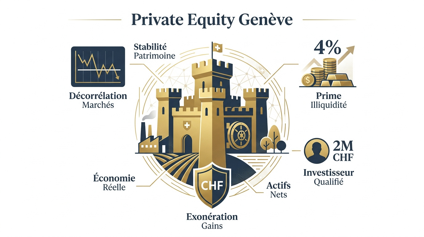 Investissement stratégique en private equity et gestion de fortune à Genève